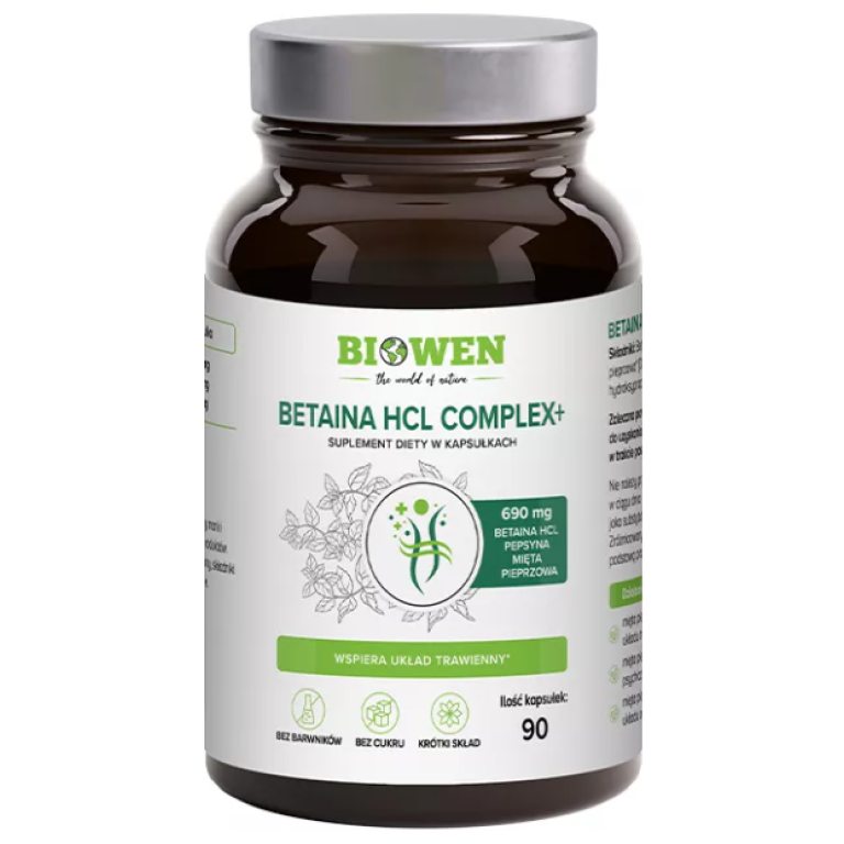 BETAINA HCL COMPLEX 90 KAPSUŁEK - HEMPKING (BIOWEN)