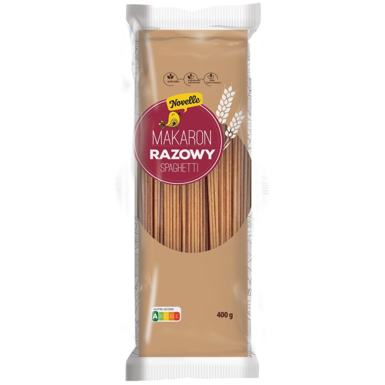 MAKARON (SEMOLINOWY RAZOWY) SPAGHETTI 400 g - NOVELLE