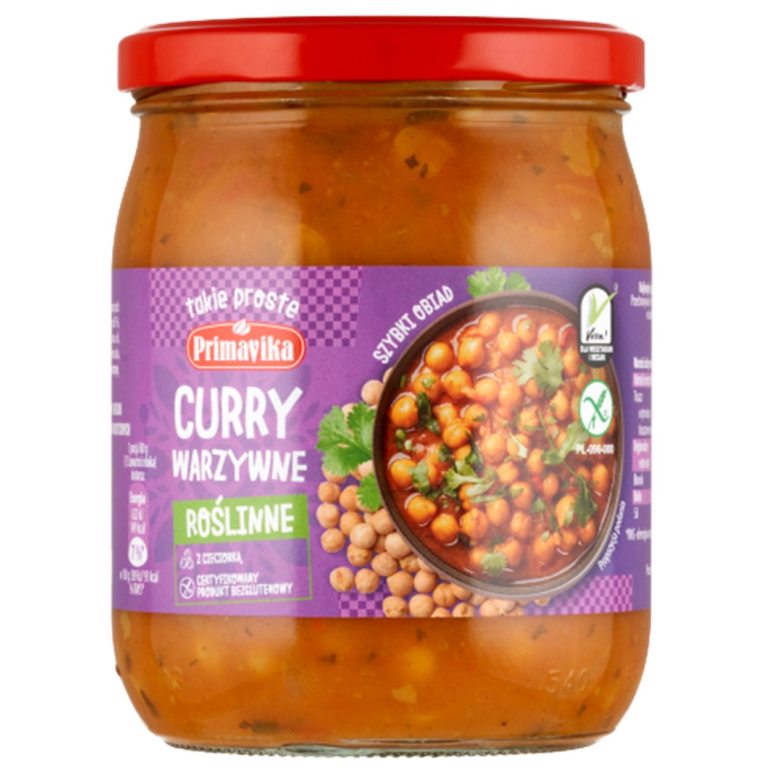 CURRY WARZYWNE BEZGLUTENOWE 470 g - PRIMAVIKA