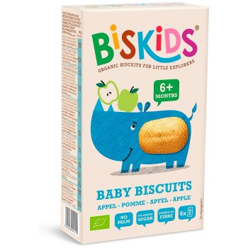 CIASTECZKA JABŁKOWE OD 6 MIESIĄCA BIO 120 g - BISKIDS