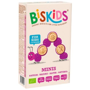 CIASTECZKA MINI JABŁKOWE OD 3 ROKU BIO 120 g - BISKIDS
