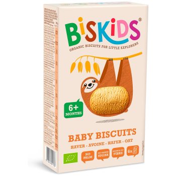 CIASTECZKA OWSIANE OD 6 MIESIĄCA BIO 120 g - BISKIDS