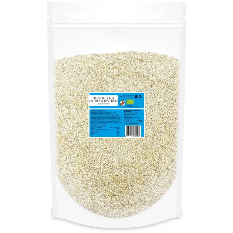 QUINOA BIAŁA (KOMOSA RYŻOWA) BEZGLUTENOWA BIO 4 kg - HORECA (BIO PLANET)