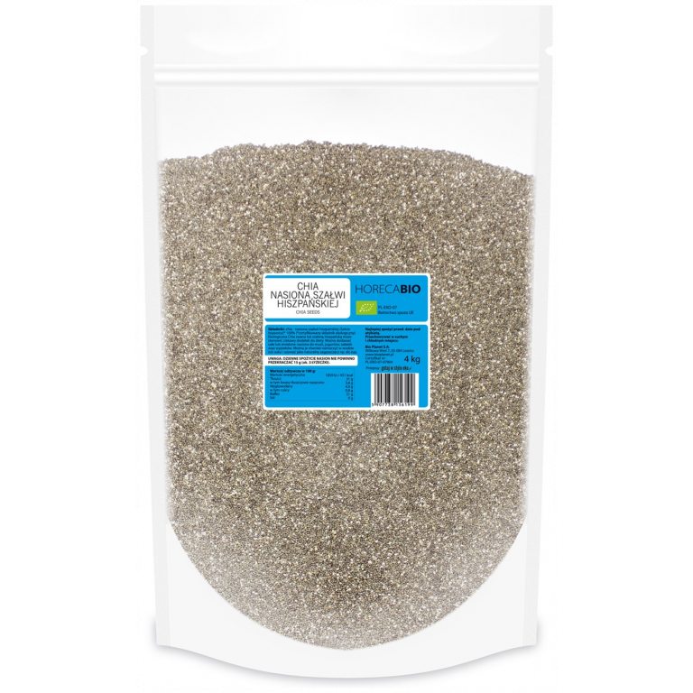 CHIA - NASIONA SZAŁWII HISZPAŃSKIEJ BIO 4 kg - HORECA (BIO PLANET)