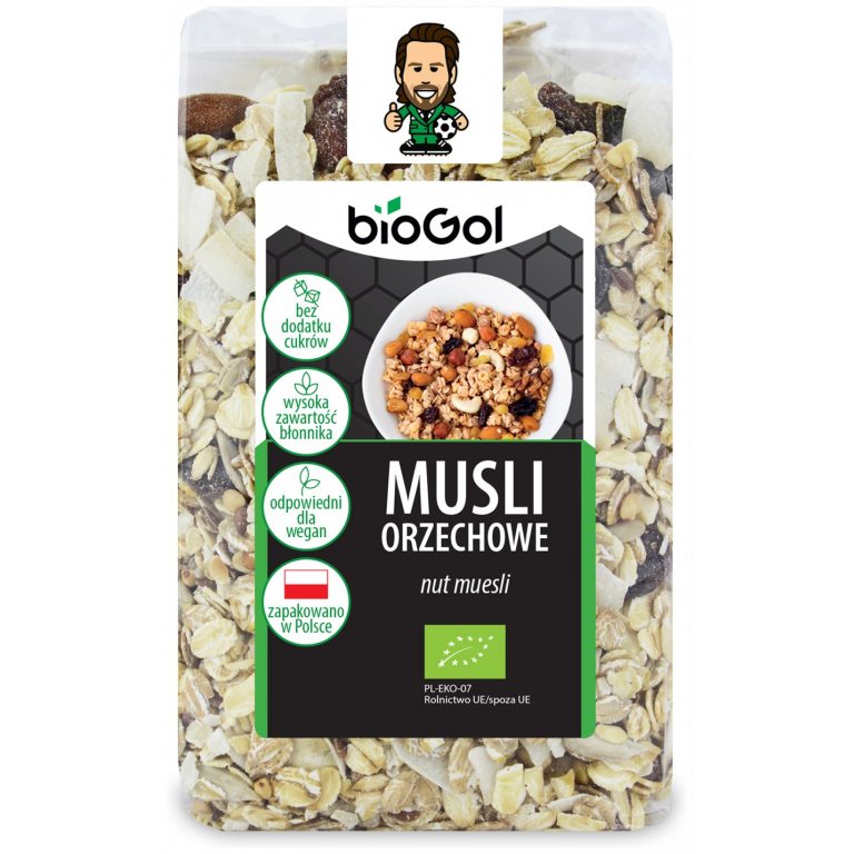 MUSLI ORZECHOWE BIO 300 g - BIOGOL