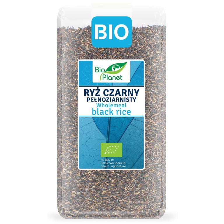 RYŻ CZARNY PEŁNOZIARNISTY BIO 500 g - BIO PLANET