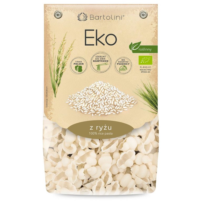MAKARON (RYŻOWY) MUSZELKI BIO 250 g - BARTOLINI
