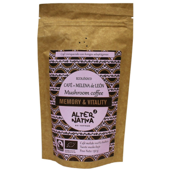 KAWA MIELONA ARABICA Z LION`S MANE FAIR TRADE BEZGLUTENOWA BIO 150 g - ALTERNATIVA3
