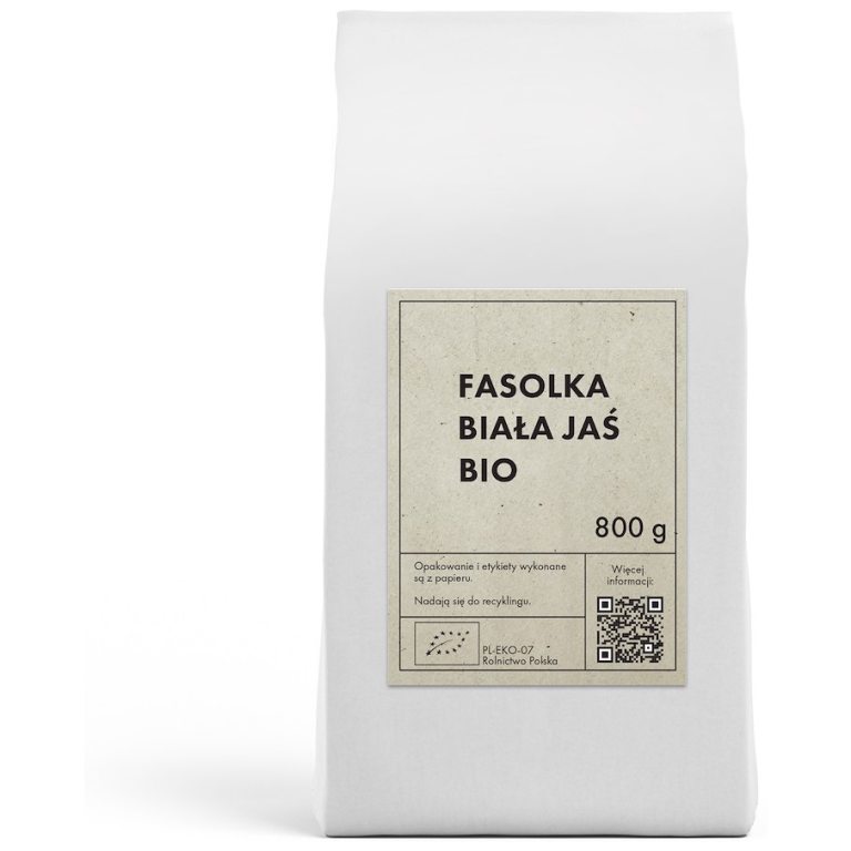 FASOLKA BIAŁA JAŚ BIO 800 g - THE PLANET
