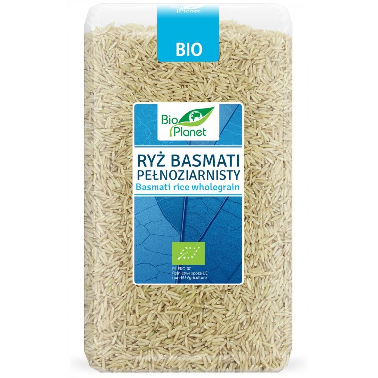 RYŻ BASMATI PEŁNOZIARNISTY BIO 1 kg - BIO PLANET