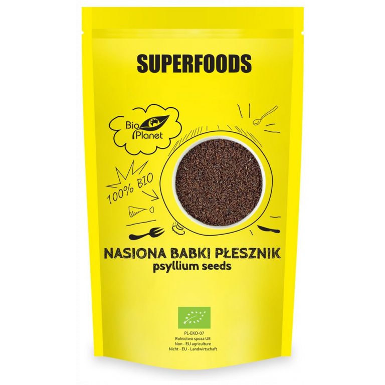 NASIONA BABKI PŁESZNIK (BŁONNIK) BIO 250 g - BIO PLANET