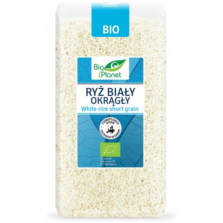 RYŻ BIAŁY OKRĄGŁY BIO 500 g - BIO PLANET