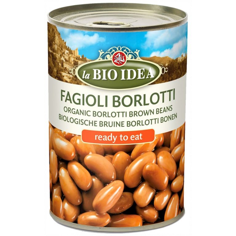 FASOLA BORLOTTI W ZALEWIE BIO 400 g (240 g) - LA BIO IDEA