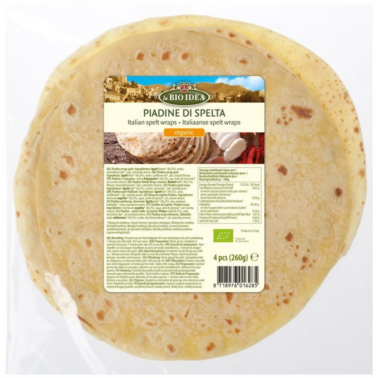 PIADINA ORKISZOWA BIO 260 g - LA BIO IDEA