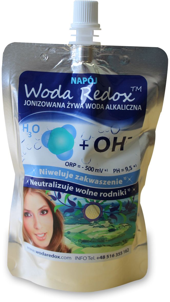 NAPÓJ JONIZOWANA WODA ALKALICZNA REDOX pH 9