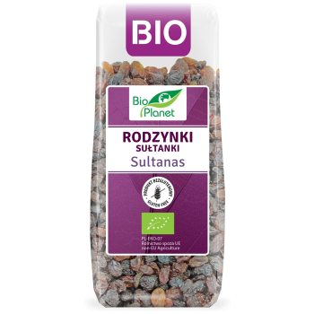 RODZYNKI SUŁTANKI BEZGLUTENOWE BIO 200 g - BIO PLANET