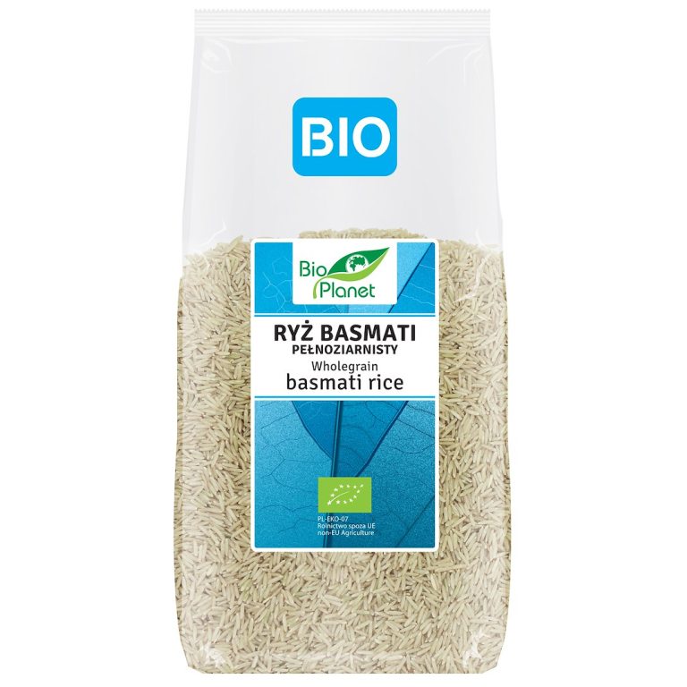 RYŻ BASMATI PEŁNOZIARNISTY BIO 500 g - BIO PLANET
