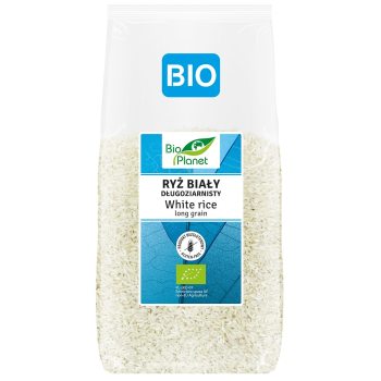 RYŻ BIAŁY DŁUGOZIARNISTY BEZGLUTENOWY BIO 500 g - BIO PLANET