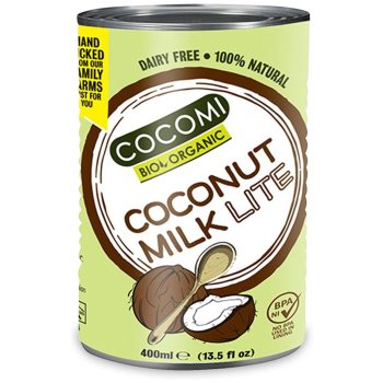 COCONUT MILK - NAPÓJ KOKOSOWY LIGHT (9 % TŁUSZCZU) BIO 400 ml - COCOMI