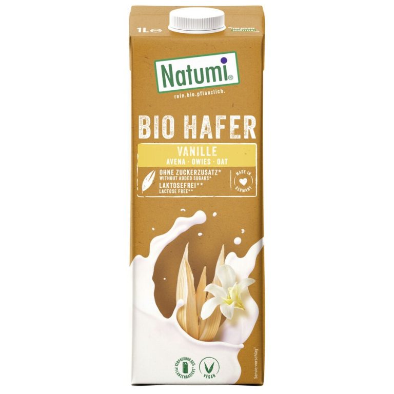 NAPÓJ OWSIANO - WANILIOWY BEZ DODATKU CUKRÓW BIO 1 L - NATUMI