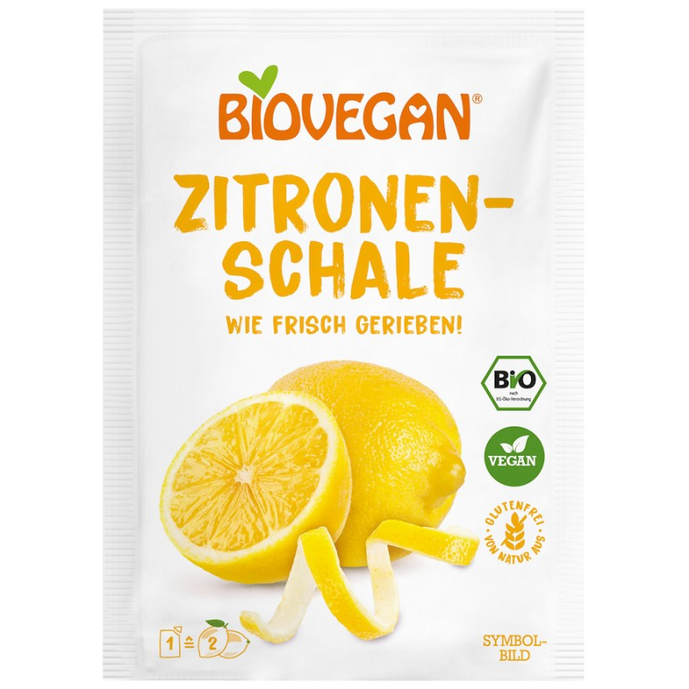 SKÓRKA CYTRYNY MIX BEZGLUTENOWA BIO 9 g - BIOVEGAN