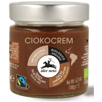 KREM ORZECHOWO - CZEKOLADOWY FAIR TRADE BIO 180 g - ALCE NERO