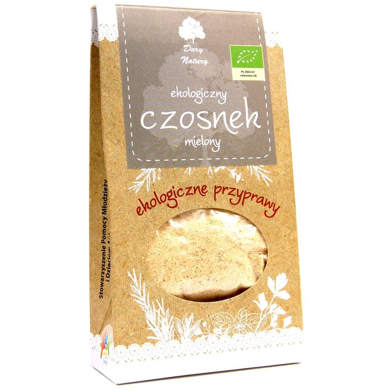 CZOSNEK MIELONY BIO 50 g - DARY NATURY