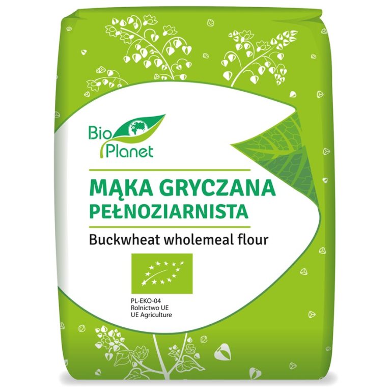 MĄKA GRYCZANA PEŁNOZIARNISTA BIO 1 kg - BIO PLANET