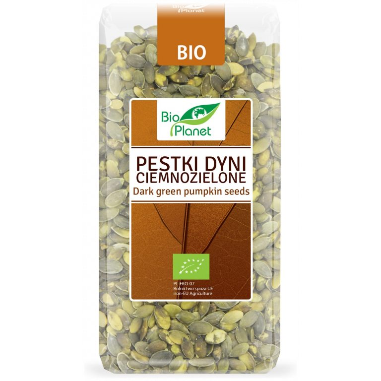 PESTKI DYNI CIEMNOZIELONE BIO 350 g - BIO PLANET