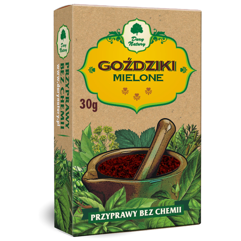 GOŹDZIKI MIELONE 30 g - DARY NATURY
