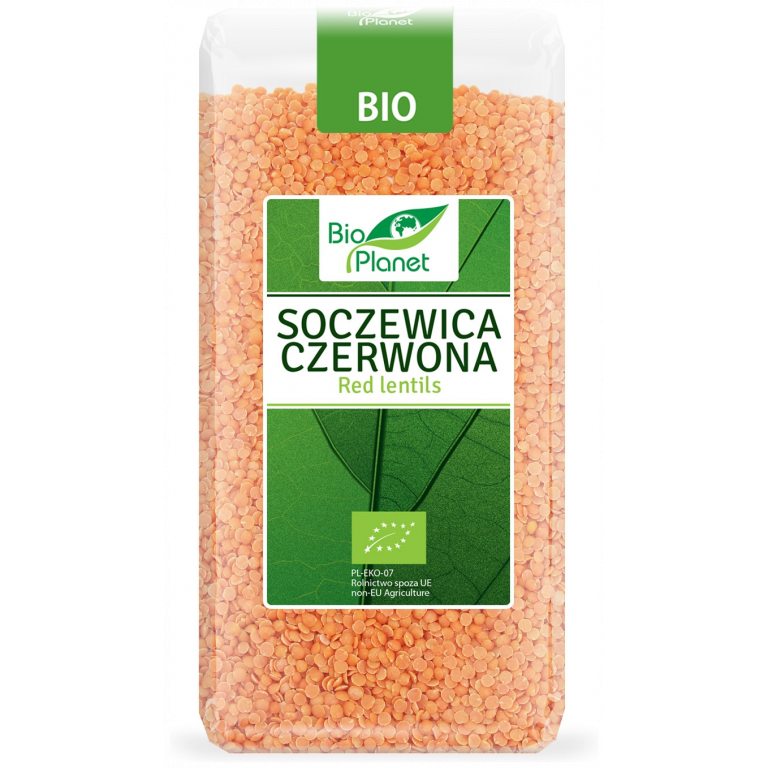 SOCZEWICA CZERWONA BIO 400 g - BIO PLANET