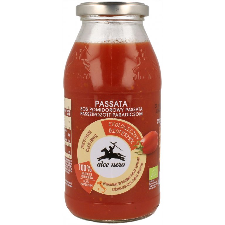 SOS POMIDOROWY PASSATA BIO 500 g - ALCE NERO