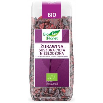 ŻURAWINA SUSZONA CIĘTA NIESŁODZONA BIO 100 g - BIO PLANET