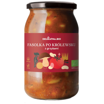 FASOLKA PO KRÓLEWSKU Z BOROWIKAMI BIO 900 ml - DELIKATNA