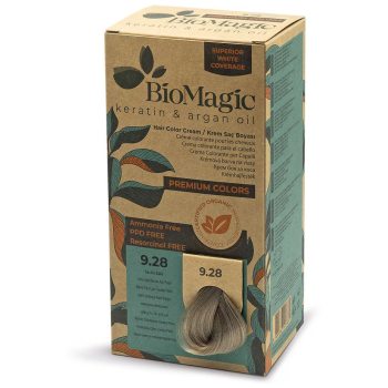 FARBA DO WŁOSÓW POPIELATO PERŁOWY BARDZO JASNY BLOND (9.28) 170 ml - BIOMAGIC