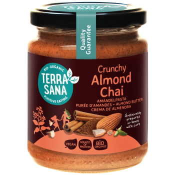 KREM MIGDAŁOWY CHAI CRUNCHY BIO 250 g - TERRASANA