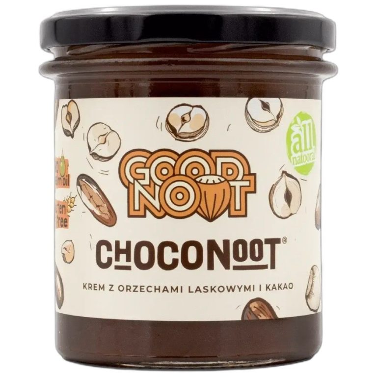 KREM Z ORZECHÓW LASKOWYCH I KAKAO 350 g - GOOD NOOT