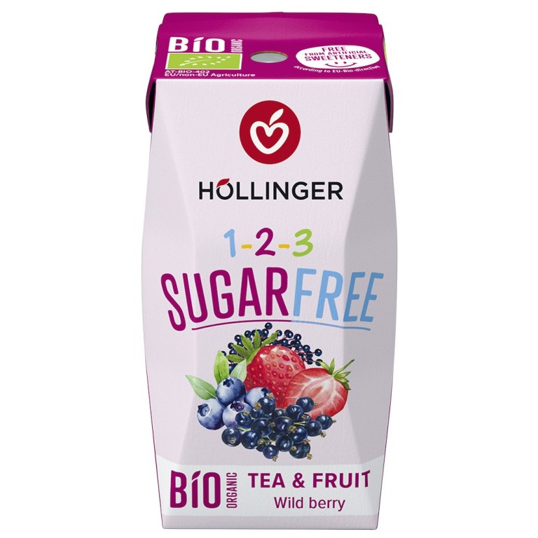NAPÓJ O SMAKU OWOCÓW LEŚNYCH BEZ CUKRU BIO 200 ml - HOLLINGER