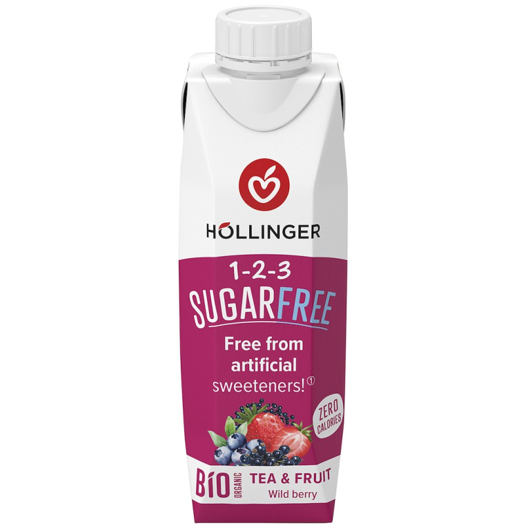 NAPÓJ O SMAKU OWOCÓW LEŚNYCH BEZ CUKRU BIO 300 ml - HOLLINGER