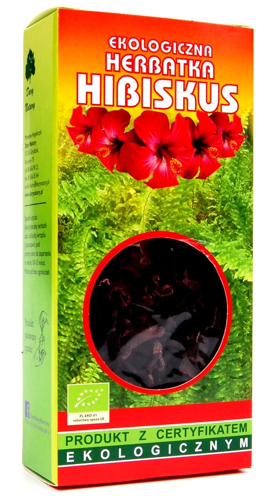 HERBATKA HIBISKUS BIO 50 g - DARY NATURY