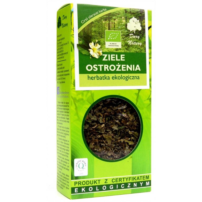 HERBATKA ZIELE OSTROŻENIA BIO 25 g - DARY NATURY