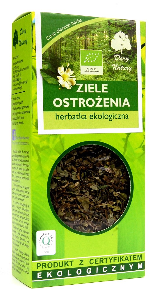 HERBATKA ZIELE OSTROŻENIA BIO 25 g - DARY NATURY