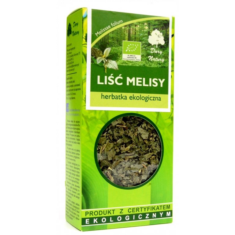 HERBATKA LIŚĆ MELISY BIO 25 g - DARY NATURY