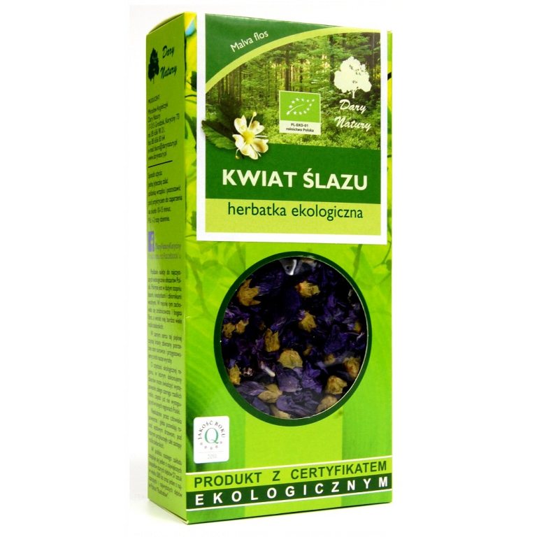 HERBATKA Z KWIATU ŚLAZU BIO 20 g - DARY NATURY