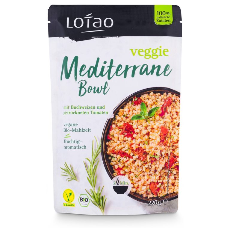 BOWL ŚRÓDZIEMNOMORSKI WEGAŃSKI BIO 220 g - LOTAO