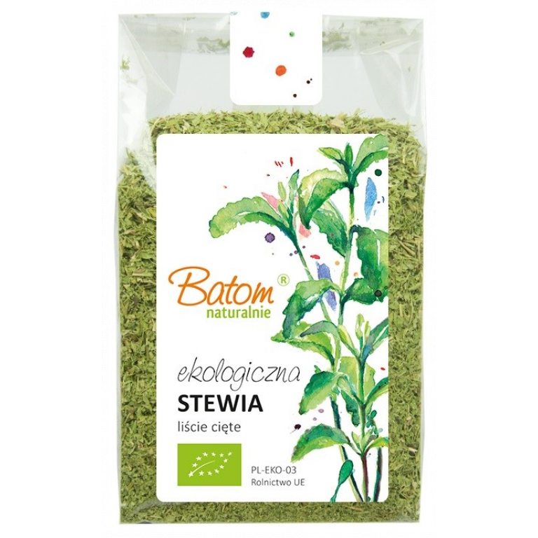 STEWIA LIŚCIE SUSZONE CIĘTE BIO 80 g - BATOM