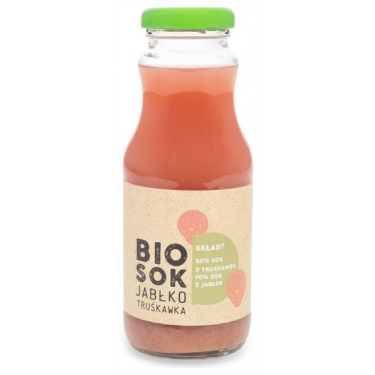 SOK JABŁKOWO - TRUSKAWKOWY NFC BIO 250 ml - OWOCOWE SMAKI