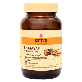 SHATAVARI EKSTRAKT (450 mg) 60 KAPSUŁEK - SATTVA (FOODS)