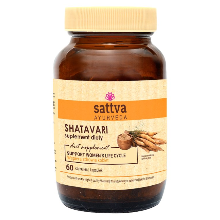 SHATAVARI EKSTRAKT (450 mg) 60 KAPSUŁEK - SATTVA (FOODS)