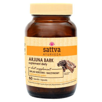 ARJUNA BARK EKSTRAKT (450 mg) 60 KAPSUŁEK - SATTVA (FOODS)